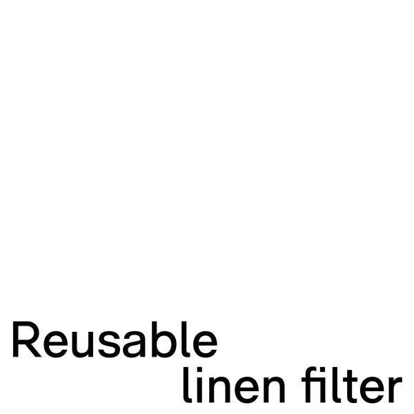 Daugkartinio naudojimo lininis filtras "V60" kavinukui
