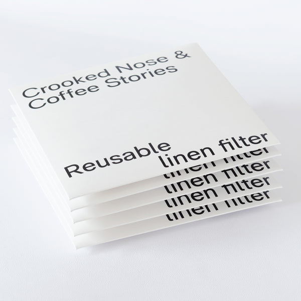 Daugkartinio naudojimo lininis filtras "Chemex" kavinukui