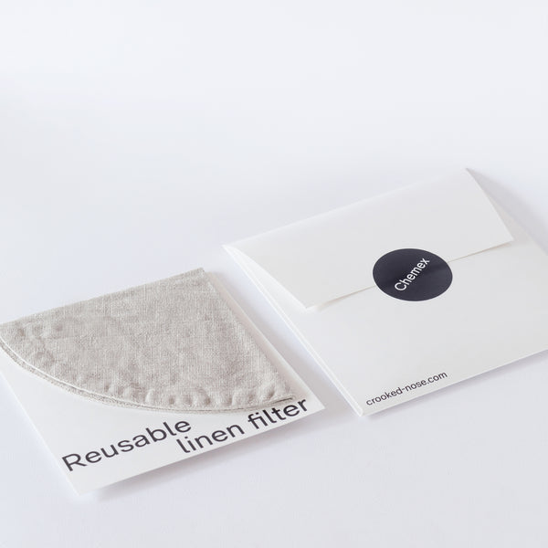 Daugkartinio naudojimo lininis filtras "Chemex" kavinukui