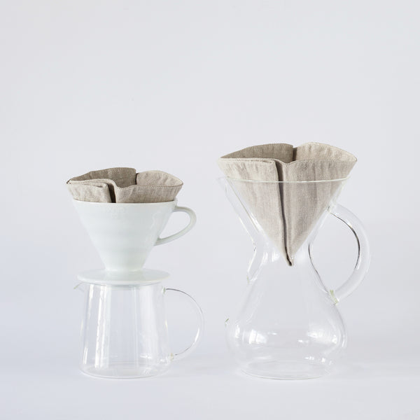 Daugkartinio naudojimo lininis filtras "Chemex" kavinukui