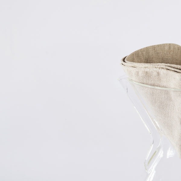 Daugkartinio naudojimo lininis filtras "Chemex" kavinukui