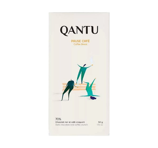Juodasis šokoladas 70%  su arabikos Gesha porūšio kava- QANTU