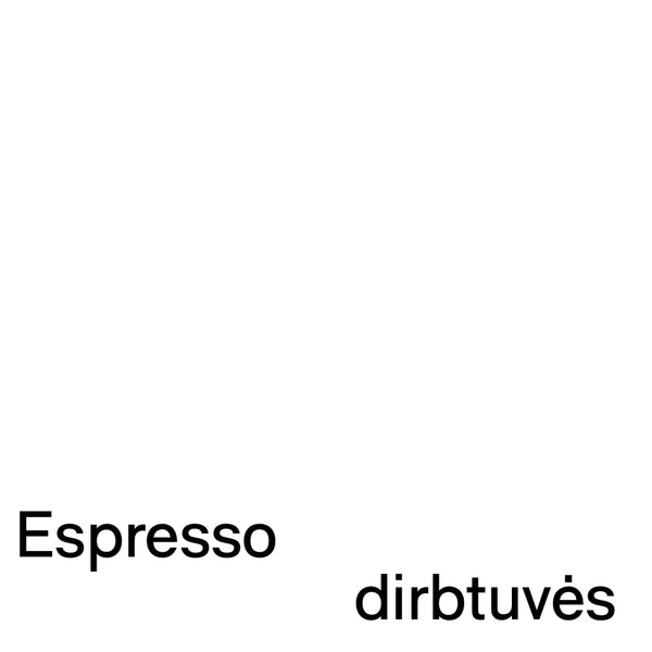 "Espresso dirbtuvių" kuponas