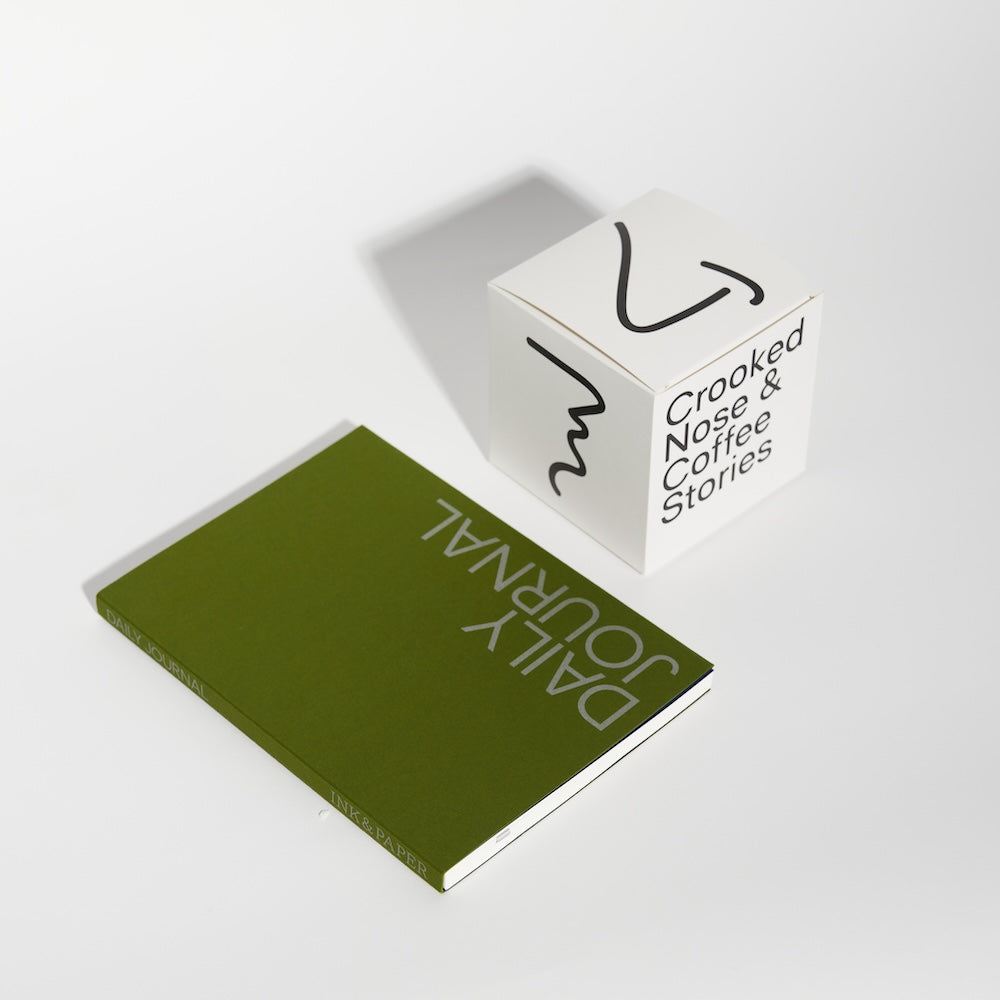 Rinkinys — Užrašinė DAILY JOURNAL ir kava