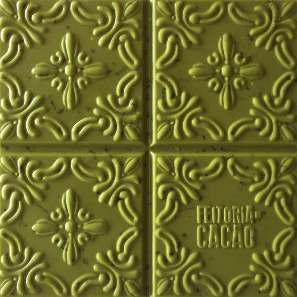 Baltasis šokoladas su žalia arbata MATCHA - FEITORIA DO CACAO