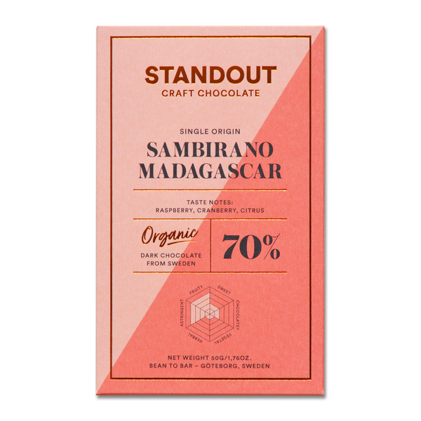 Juodasis šokoladas - Madagascar Sambirano 70% - STANDOUT