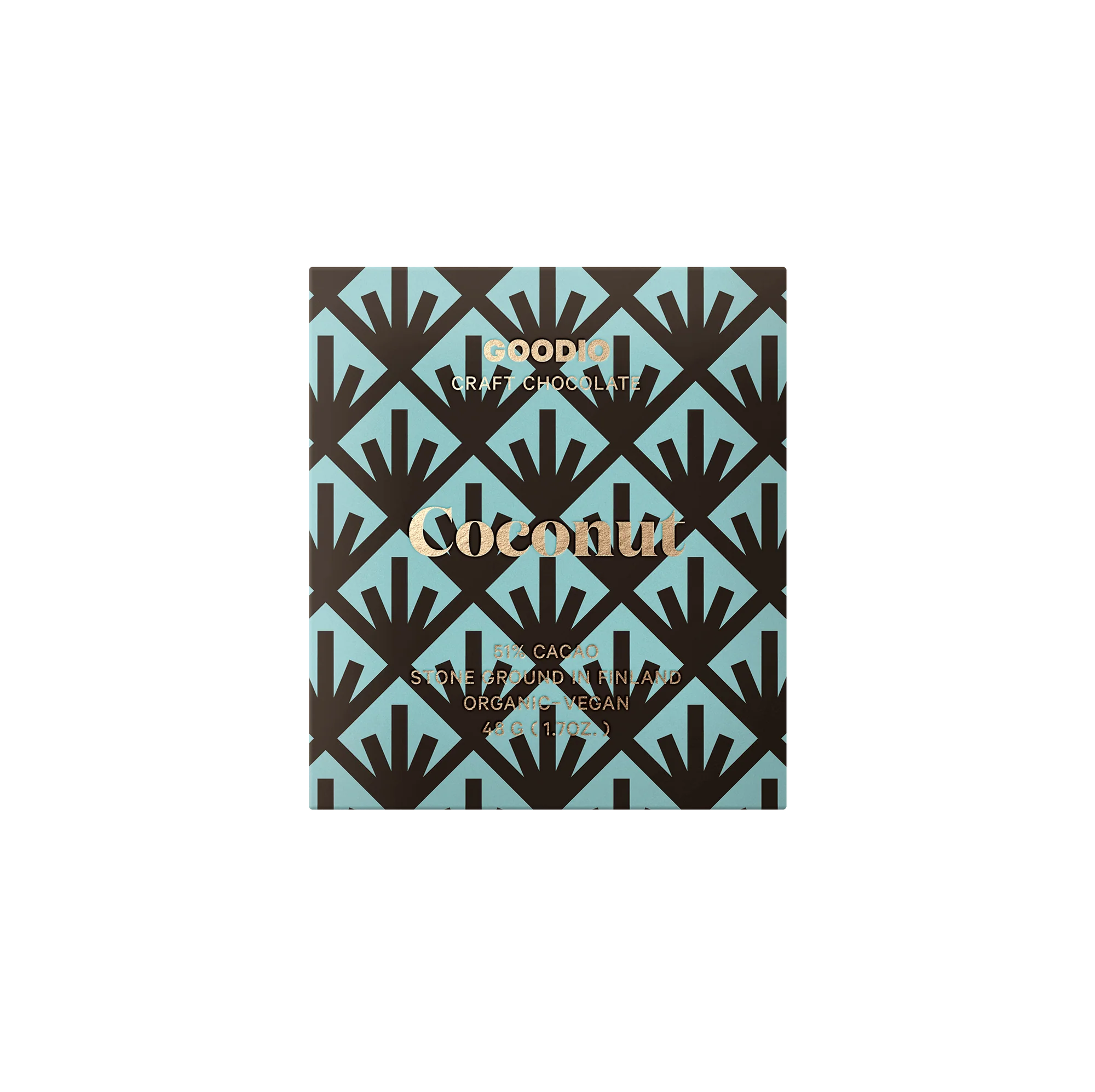 Šokoladas su kokoso drožlėmis 51% - GOODIO