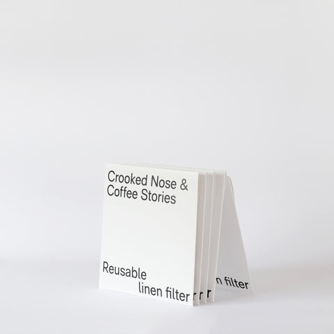 Daugkartinio naudojimo lininis filtras "V60" kavinukui